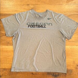 Nike Gray Oregon Football Tee